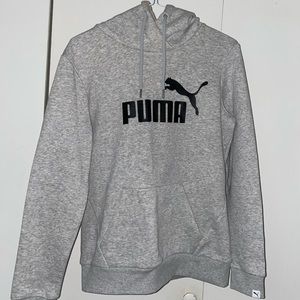 GREY PUMA HOODIE